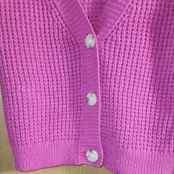 Cat & Jack Fuchsia Button-Up Sweater - Picture 5 of 9